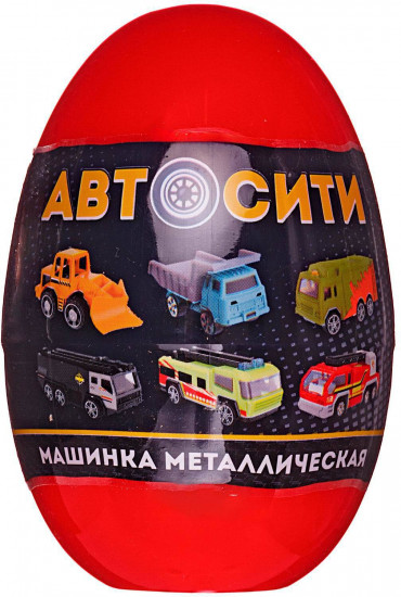 Машинка пожарная в яйце