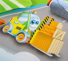 Комплект постельного белья «Дорожный патруль 1» - Фото 1