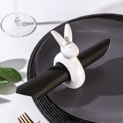 Кольцо для салфеток «Зайка в золотом» - Фото 1