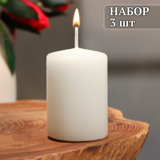 Набор свечей-цилиндров ароматических «Ландыш»