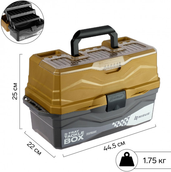 Ящик рыболовный трёхполочный «Tackle Box»