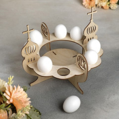 Подставка для пасхальных яиц и кулича - Фото 1