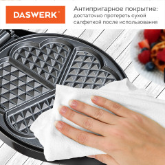 Электровафельница для вафель-сердечек - Фото 5