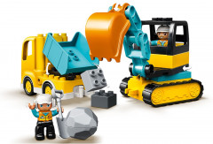 Конструктор Duplo 10931 Грузовик и гусеничный экскаватор. Truck & Tracked Excavator - Фото 1