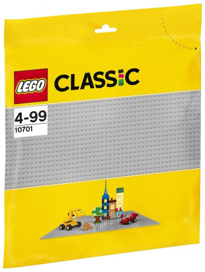Конструктор LEGO® 10701 Строительная пластина серого цвета
