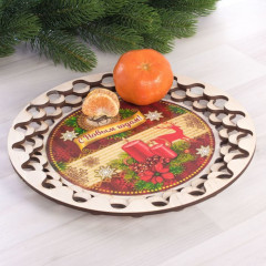 Поднос «С Новым годом!» - Фото 1