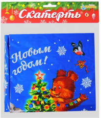Скатерть «Зверята» (180х137 см) - Фото 2