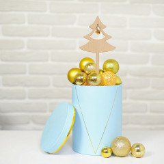 Топпер «Елка с бубенчиком» - Фото 1