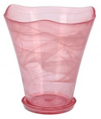 Горшок для цветов с поддоном «Кристина» (19 см), в ассортименте - Фото 1