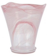 Горшок для цветов с поддоном «Кристина» (19 см), в ассортименте - Фото 3