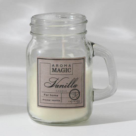 Свеча в баночке с ручкой «Vanilla»