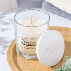 Свеча в стакане «Зеленый мандарин» - Фото 3