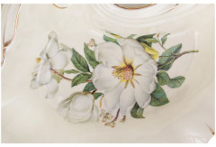 Менажница 3-х секционная «Белый шиповник» (36 см) - Фото 2