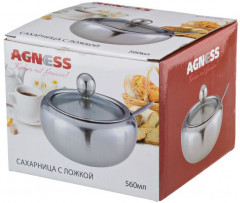 Сахарница с ложкой (560 мл) - Фото 1