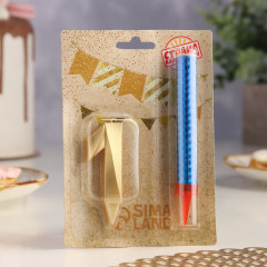 Набор «Свеча для торта с фонтаном. Цифра 1» - Фото 4