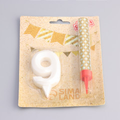 Набор «Свеча для торта с фонтаном. Цифра 9» - Фото 2