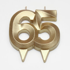 Набор «Свеча для торта с фонтаном. Цифра 65» - Фото 2