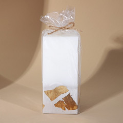 Свеча интерьерная с бетоном (поталь) - Фото 1