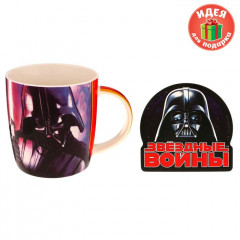 Набор кружка с подставкой «Звездные войны», 350 мл - Фото 1