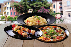 Блюдо для стейка Friends Time black (30х25,5 см) - Фото 1