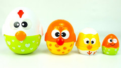 Пирамидка-матрешка «Курочка-несушка» - Фото 2