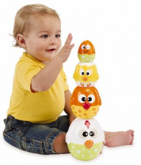 Пирамидка-матрешка «Курочка-несушка» - Фото 5