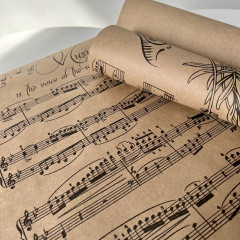 Бумага упаковочная «Ноты» - Фото 1