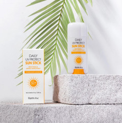 Стик для лица солнцезащитный с кокосовым маслом SPF50+ FarmStay Daily UV Protect Sun Stick - Фото 3