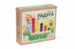 Деревянная пирамидка «Радуга» - Фото 1