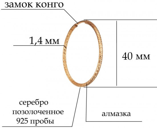 Серьги из серебра