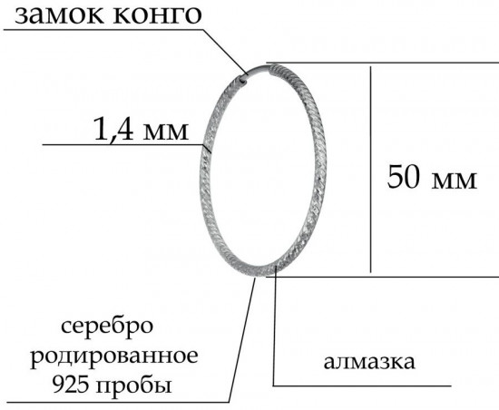 Серьги из серебра