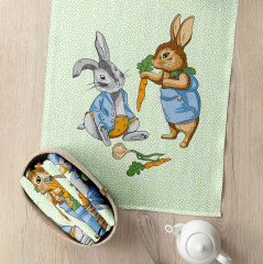 Комплект полотенец кухонных «Garden bunny» - Фото 5