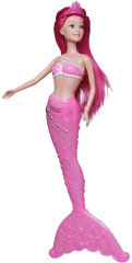 Кукла «Русалочка розовая с подсветкой» - Фото 2