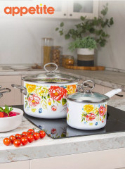 Ковш с крышкой «Peonies» - Фото 5