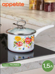 Ковш с крышкой «Peonies» - Фото 1