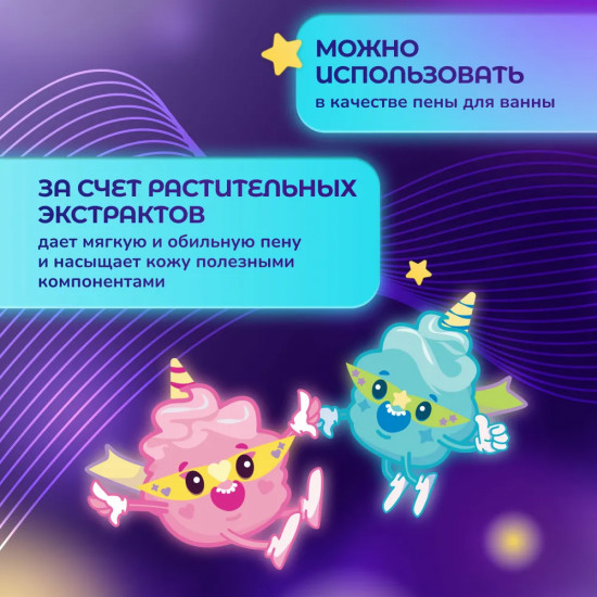 Гель-пена для ванн детский «Кенди фантастик»
