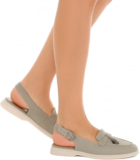 Лоферы-слингбэки женские