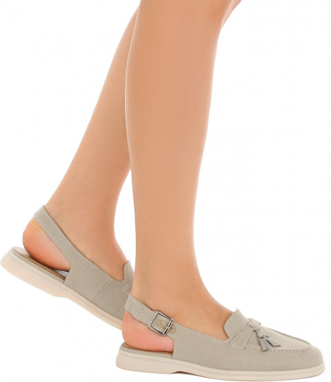 Лоферы-слингбэки женские