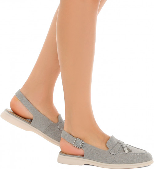 Лоферы-слингбэки женские