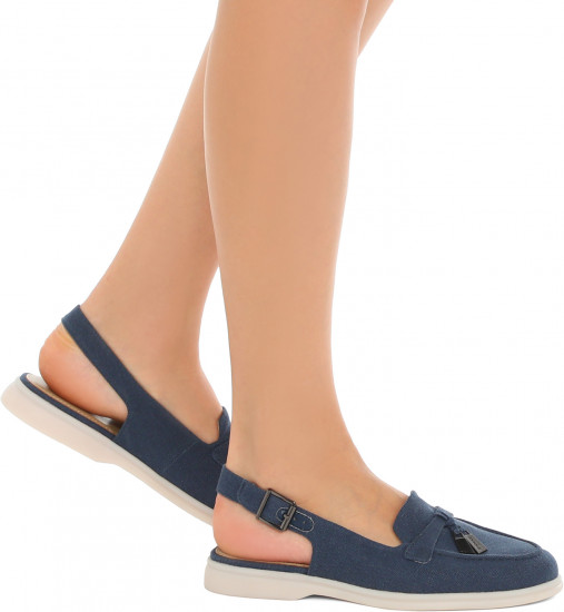 Лоферы-слингбэки женские