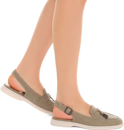 Лоферы-слингбэки женские