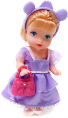 Кукла-мини «Baby Ardana блондинка в сиреневом платье с сумочкой» - Фото 1