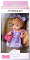 Кукла-мини «Baby Ardana блондинка в сиреневом платье с сумочкой» - Фото 2