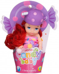 Кукла-мини «Baby Ardana шатенка с фиолетовой шапочке-конфетке» - Фото 3