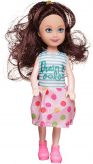 Набор игровой «Кукла с темными волосами с медвежонком» - Фото 3