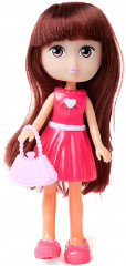 Кукла с длинными волосами в ярко-розовом платье - Фото 1
