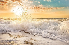 Картина на деревянном подрамнике «Морской бриз» - Фото 1