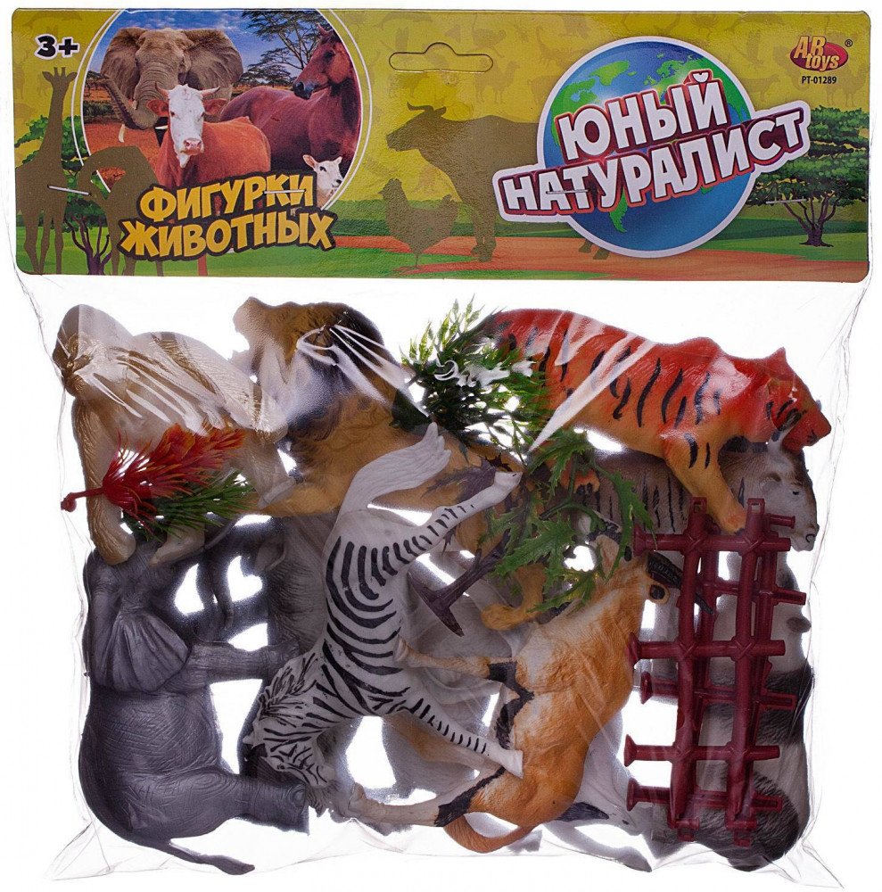Набор фигурок «Домашние и дикие животные» | Юный натуралист | ABtoys | Фото 1