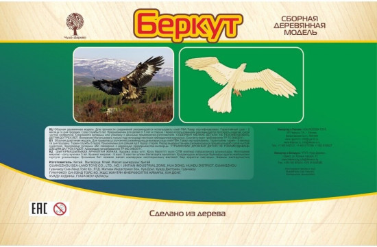Модель сборная деревянная «Беркут»