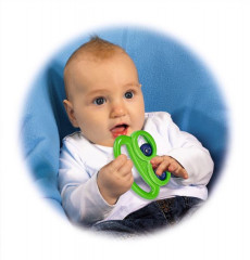 Погремушка «Лягушка» с подвижными глазами, 12 см - Фото 2